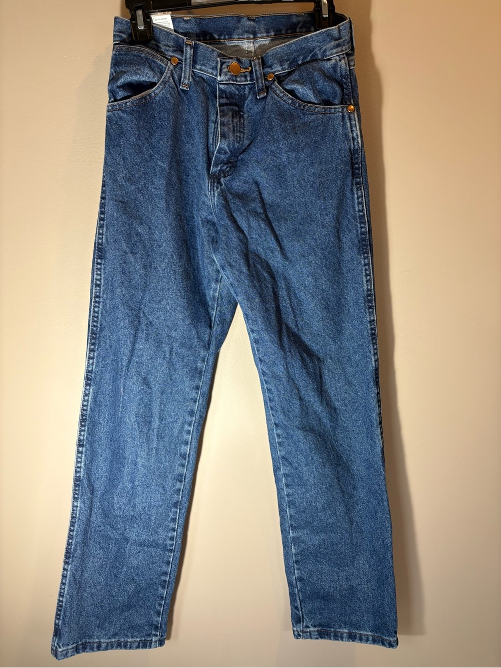 Wrangler Straight-Leg Blue Men's Jeans